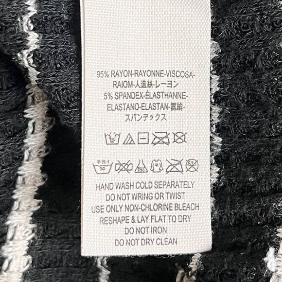 Free People We The Free Kristina Striped Turtleneck Thermal Top - sz XS - Picture 12 of 13